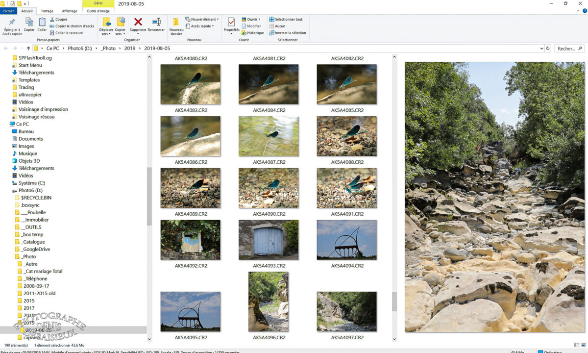 Aperçu RAW dans Windows 10. - Cours photo